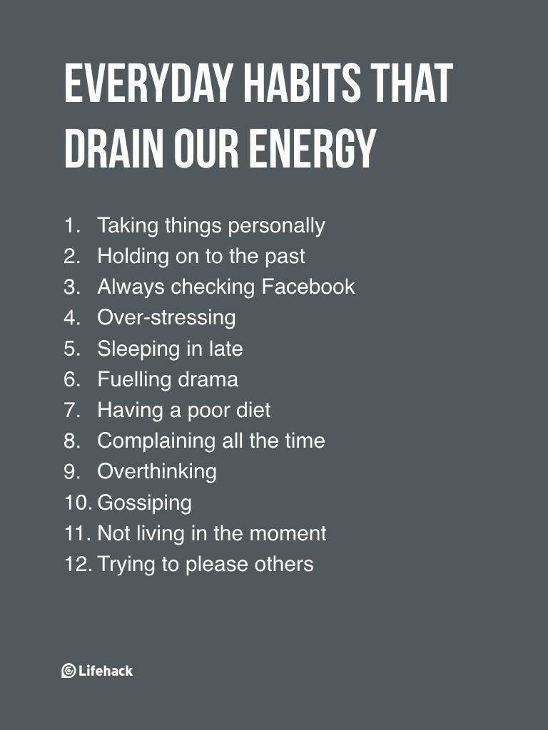The Energy Mistakes That Drain Your Productivity